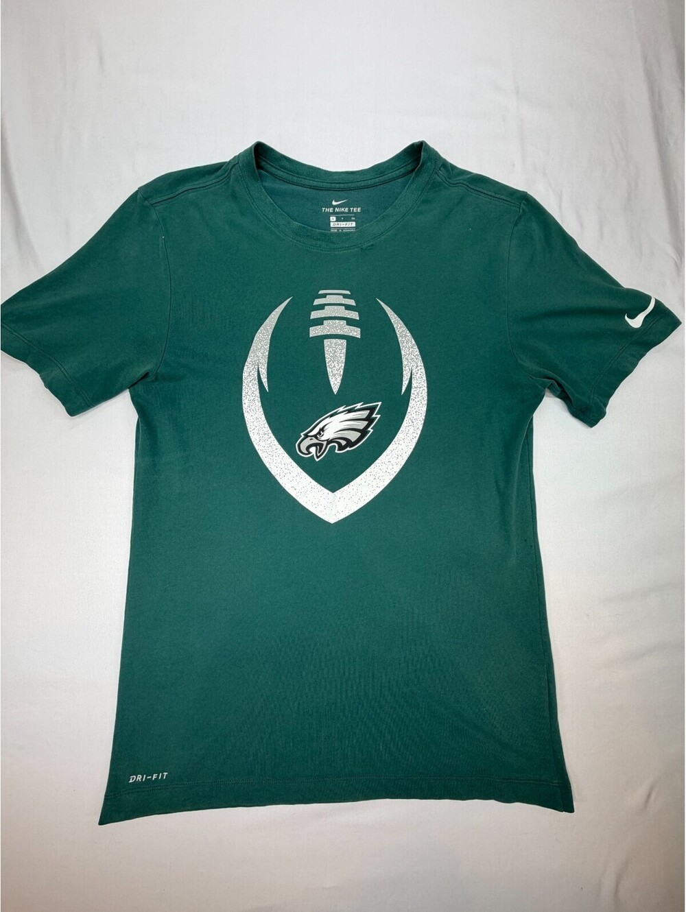 Nike Men's T Shirt Short Sleeve Dri Fit Philadelphia Eagles Size S Green